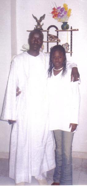 Moi et l'ami de mon big brother Bocar