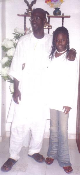 Moi et Robert l'ami de mon grd frere Bocar